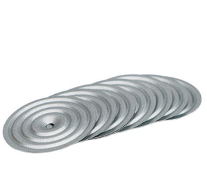 Dakplaatjes 50 mm verzinkt 0.7 mm 100 stuks