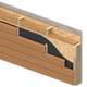 Pak Hemkor Jute Blend - 1200x580x80mm - Rd 2,00 (8pl/pak)