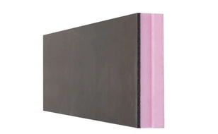 XPS kantplank antraciet - 1250x300x100+8mm - Rd 2,85