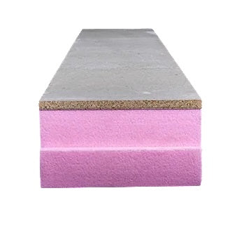 XPS kantplank grijs - 1250x300x50+10mm - Rd 1,55