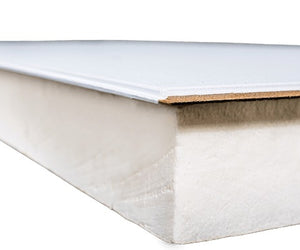 PIR-Afgewerkt - 1290x600x30mm+10mm - Rd 0,91 (0,77m²/pl)