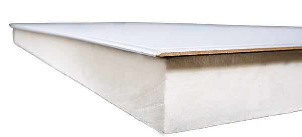 PIR-Afgewerkt - 1290x600x30mm+10mm - Rd 0,91 (0,77m²/pl)