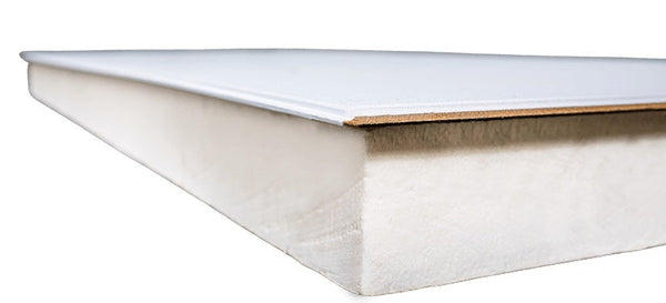 PIR-Afgewerkt - 1290x600x40mm+10mm - Rd 1,36 (0,77m²/pl)