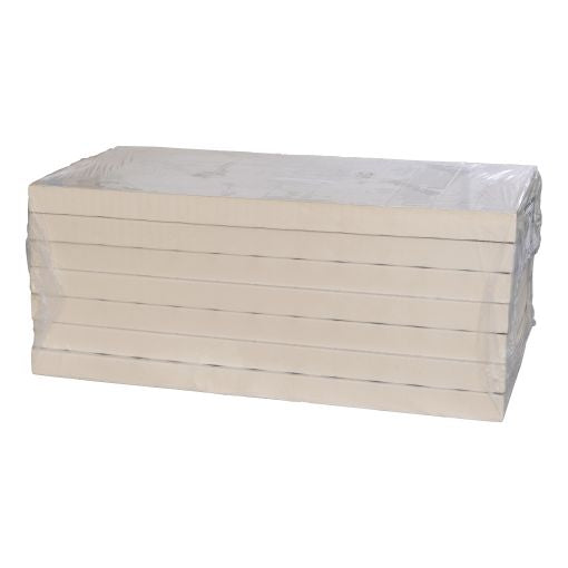 Plaat Recticel Silver PIR - 1200x600x70mm - aluminium cachering - Rd 3,14 (0,72m2)