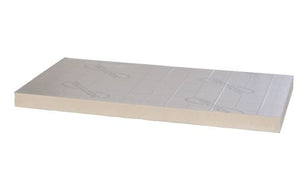 Plaat Recticel Silver PIR - 1200x600x80mm - aluminium cachering - Rd 3,60 (0,72m2)