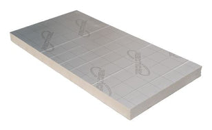 Plaat Recticel Silver PIR - 1200x600x40mm - aluminium cachering - Rd 1,8 (0,72m2)