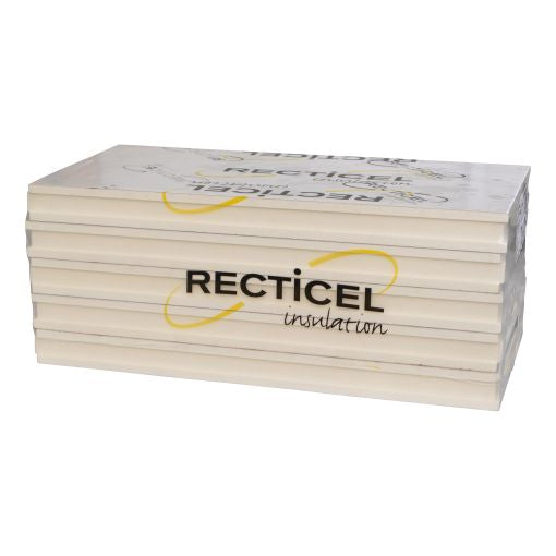 Recticel Eurowall PIR - 1200x600x50mm - aluminium cachering (tand en groef) - Rd 2,25 (10pl/pak)
