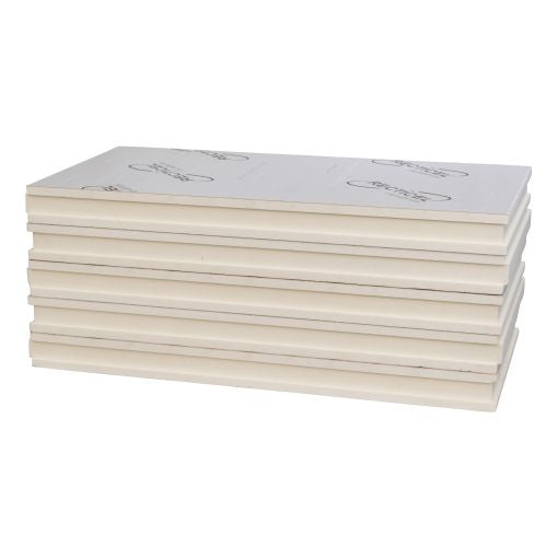 Recticel Eurowall PIR - 1200x600x50mm - aluminium cachering (tand en groef) - Rd 2,25 (10pl/pak)