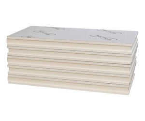 Recticel Eurowall PIR - 1200x600x120mm - aluminium cachering (tand en groef) - Rd 5,45 (4pl/pak)